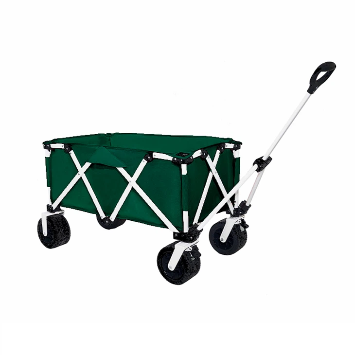 Durable Beach Folding Wagon With Big Wheels