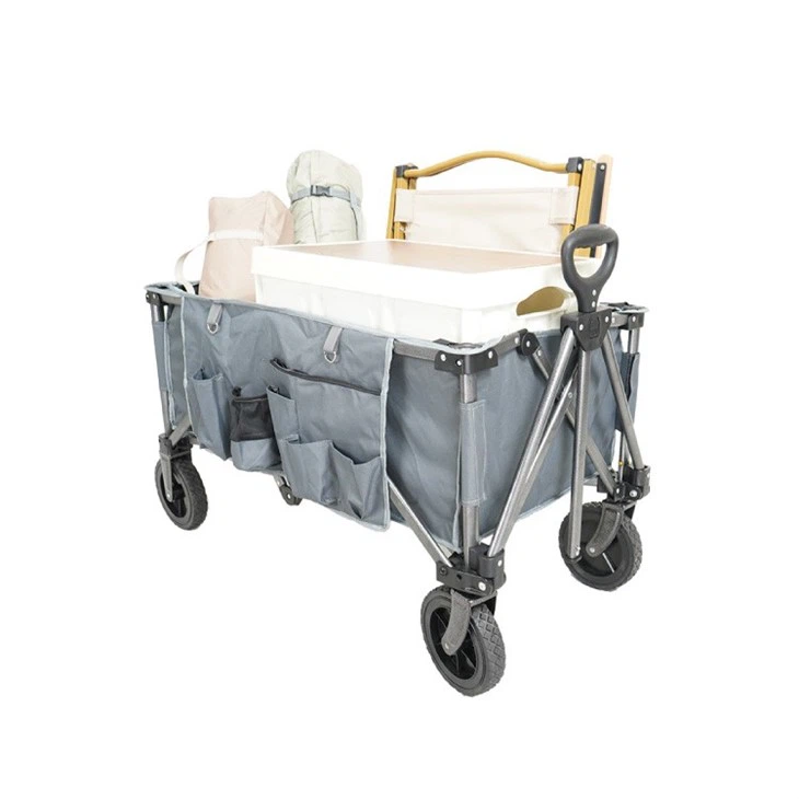 Utility Pocket Multipurpose Beach Trolley Folding Wagon