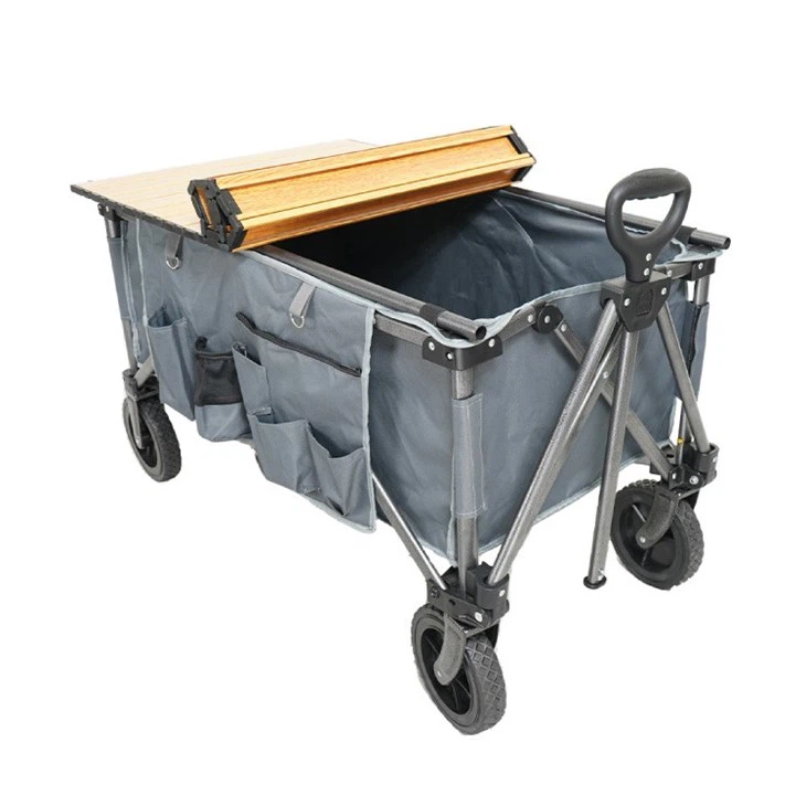 Utility Pocket Multipurpose Beach Trolley Folding Wagon